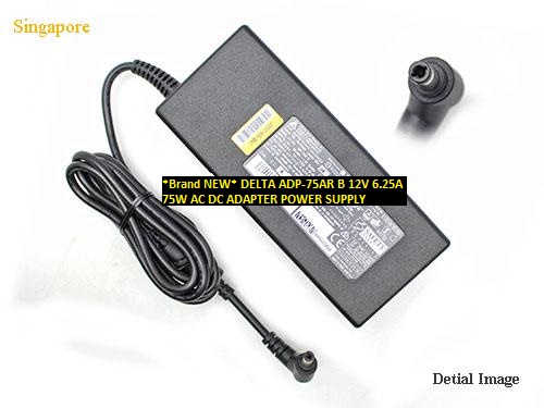 *Brand NEW* DELTA 12V 6.25A ADP-75AR B 75W AC DC ADAPTER POWER SUPPLY - Click Image to Close